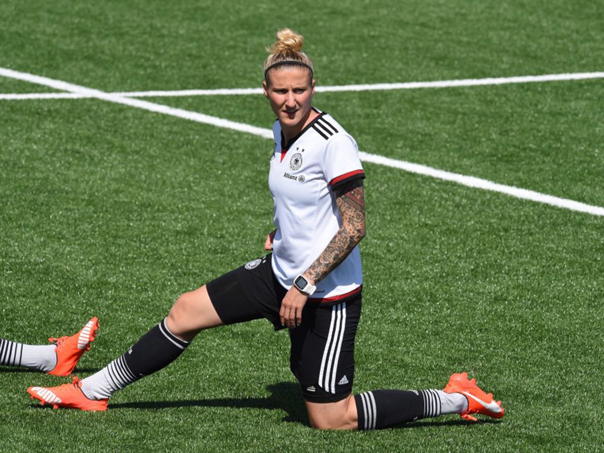Anja Mittag has already struck five goals for Germany at the World Cup in Canada