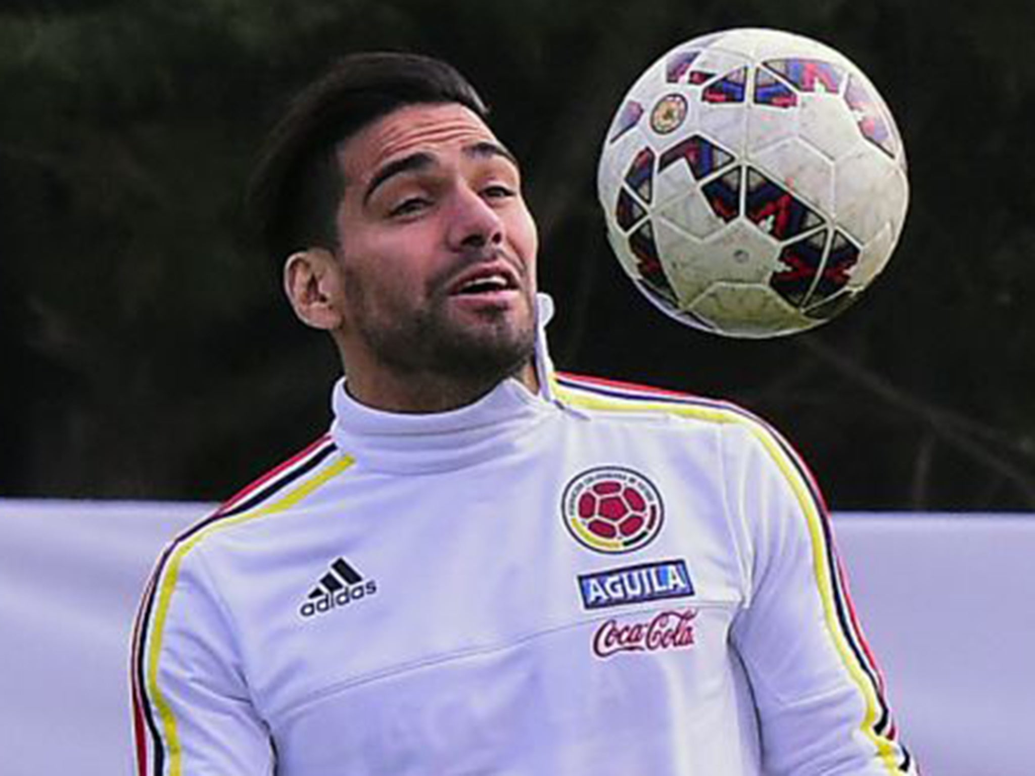 Colombia coach Jose Pekerman has kept faith with his out-of-form striker Radamel Falcao until now