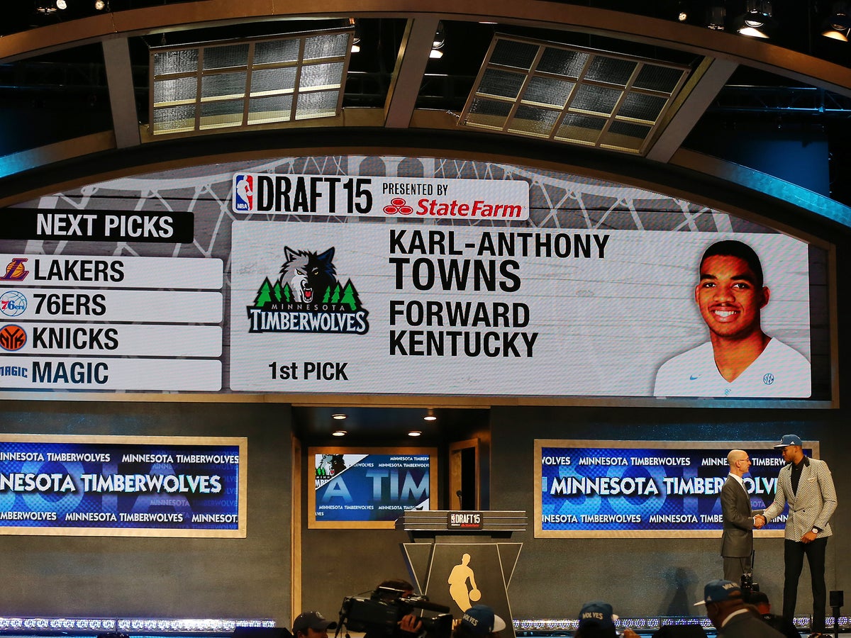 NBA Draft 2015: Karl-Anthony Towns goes No 1 but the LA Lakers and