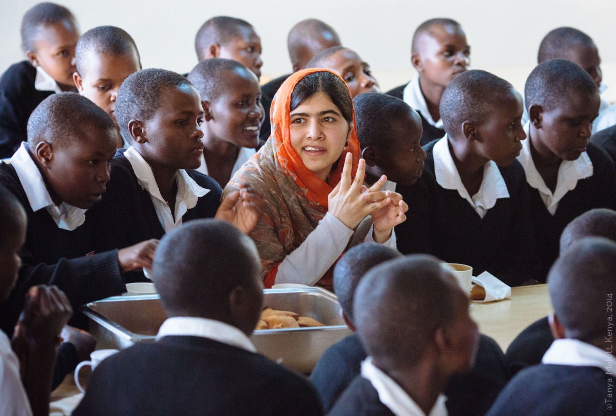 The 17-year-old visited Kenya last June to 'empower girls through education'