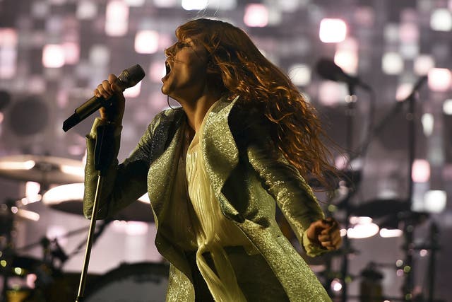 Florence and the Machine headline the Pyramid Stage during Glastonbury 2015