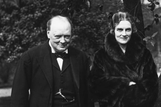 Winston Churchill, with his wife Clemmie, to whom he was devoted
