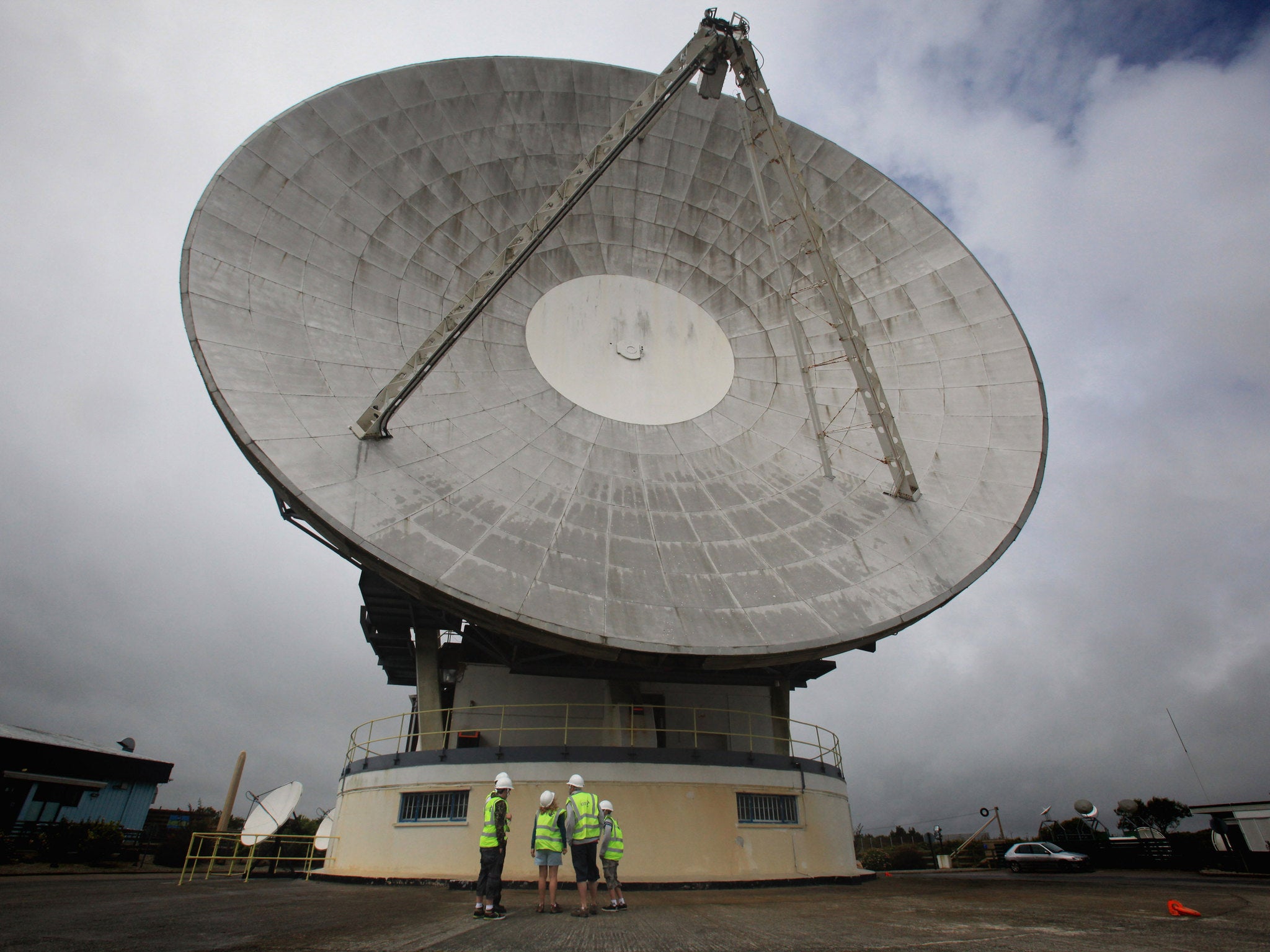 The crash happened near the Goonhilly Satellite Earth Station in Helston, Cornwall