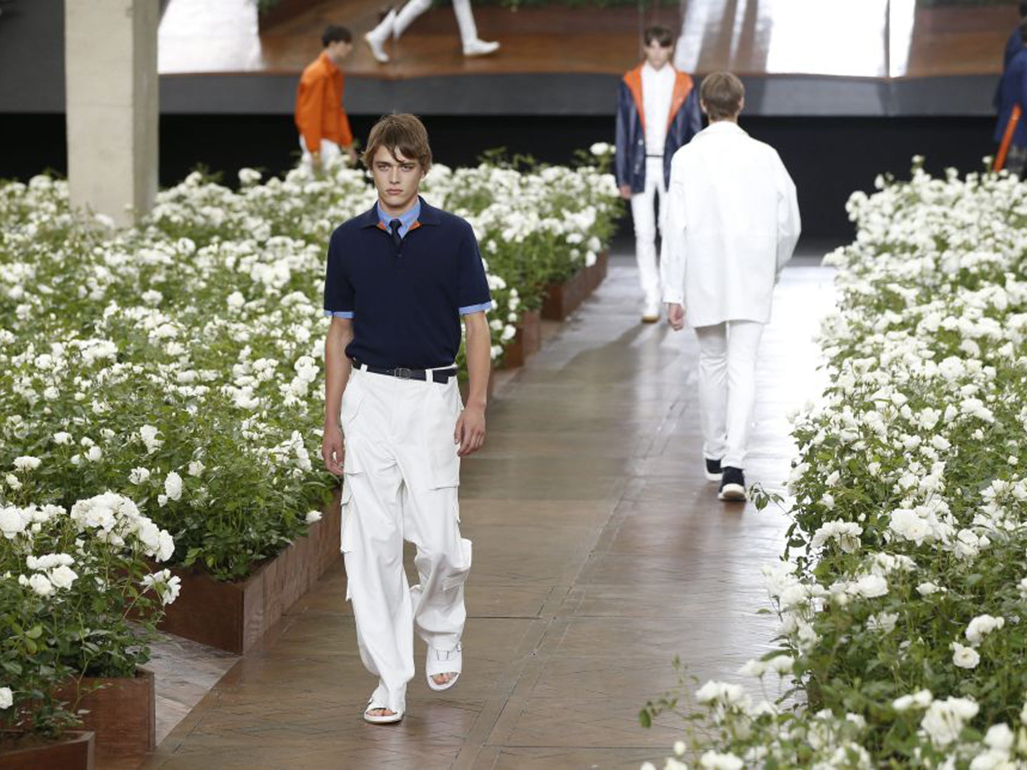 Dior on the catwalk. The fashion brand has carved out a sizeable niche in the booming global menswear market