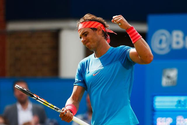 Rafa Nadal is showing signs of self-doubt after victories have been hard to come by this year