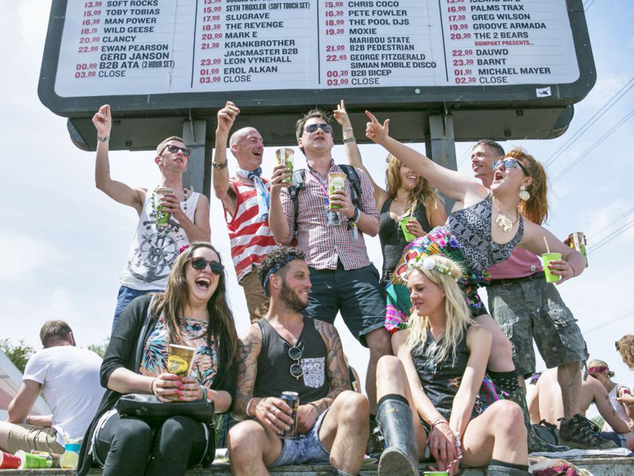 The latest forecast suggests Glastonbury-goers will be dancing in the sunshine, but fortunes might change