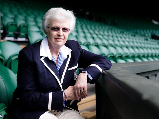 Jenny Higgs first umpired at Wimbledon 50 years ago