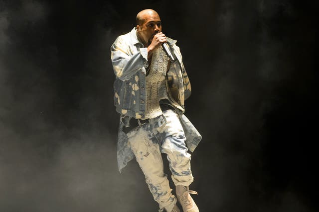 Kanye West storms the Pyramid Stage at Glastonbury