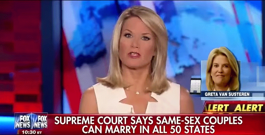 Fox News anchor asks whats to prevent three people from marrying after same-sex marriage legalised The Independent The Independent pic
