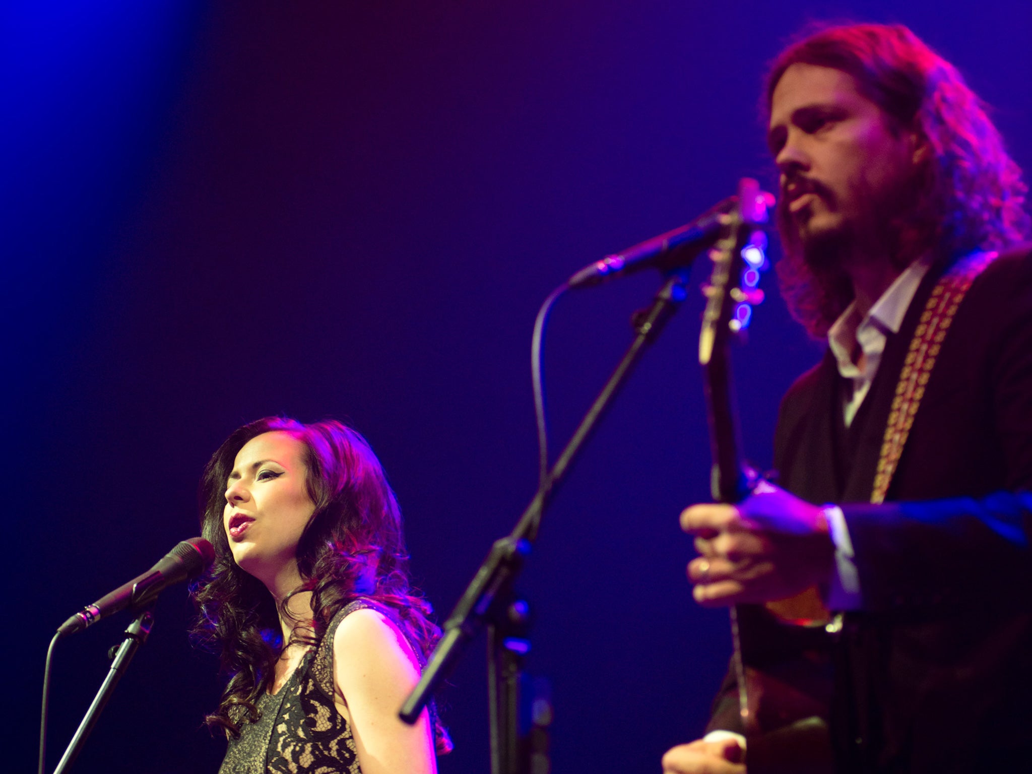 Performing with John Paul White as 'The Civil Wars' (Getty)