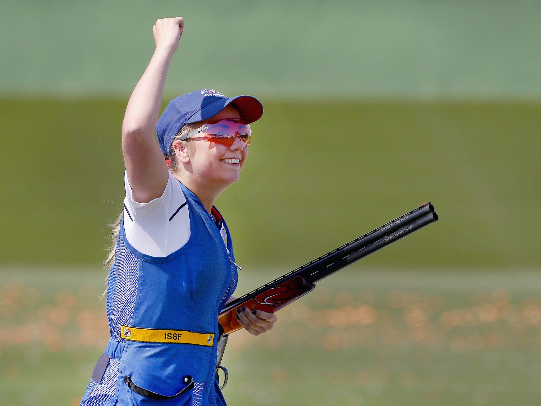 Amber Hill wins shooting gold for Great Britain
