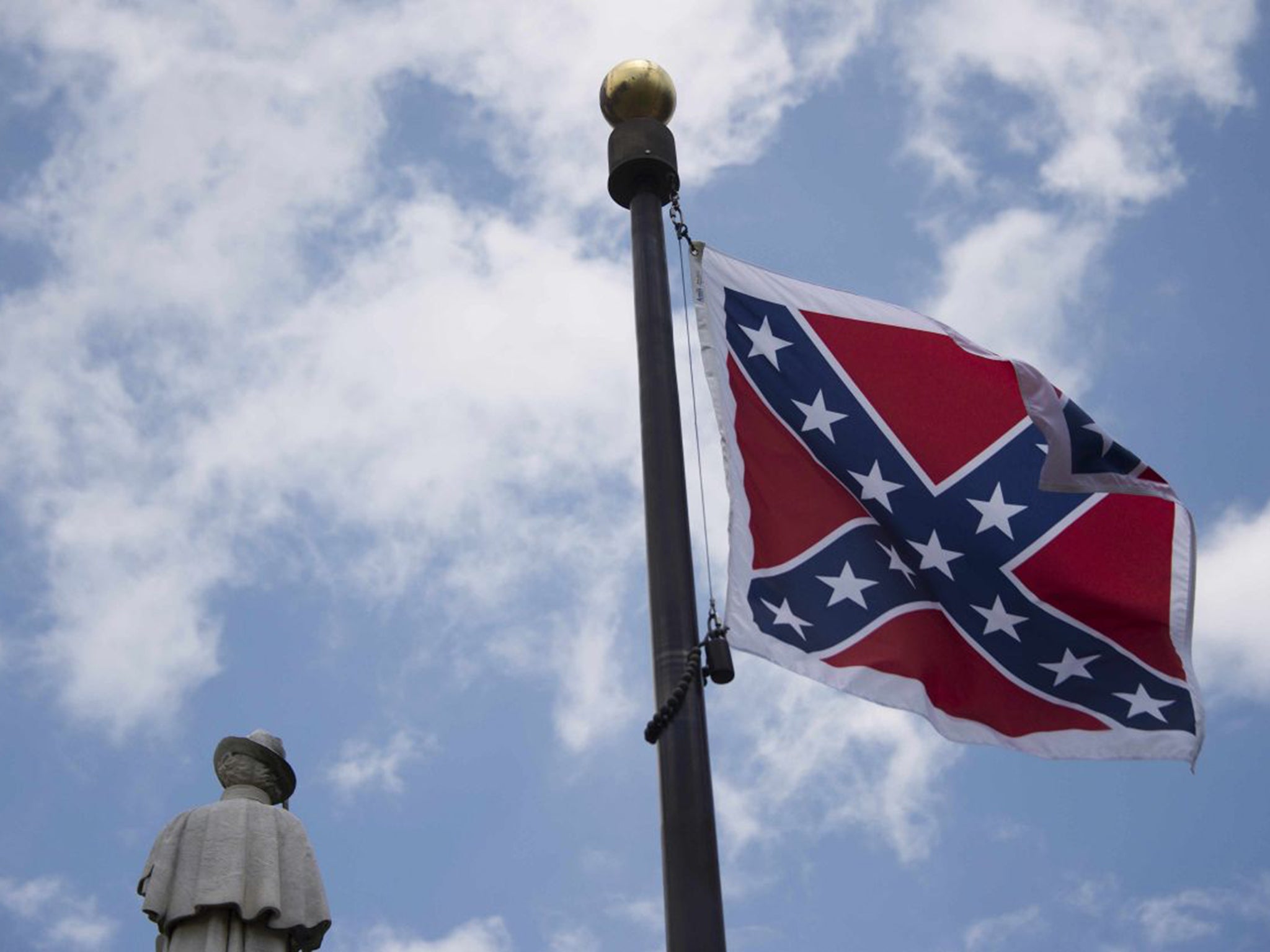 Supporters of the Confederate flag say: “It stands for states’ rights and no big government.”