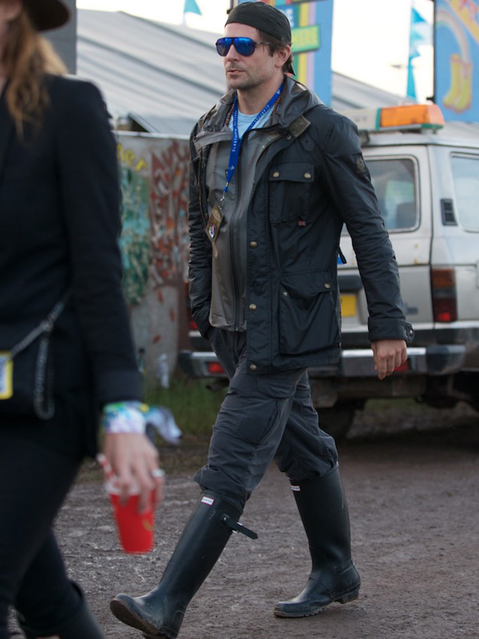 Bradley Cooper at Glastonbury.