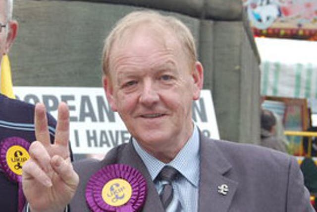 Gordon Parkin stood for Ukip in Stockton North in the 2010 general election