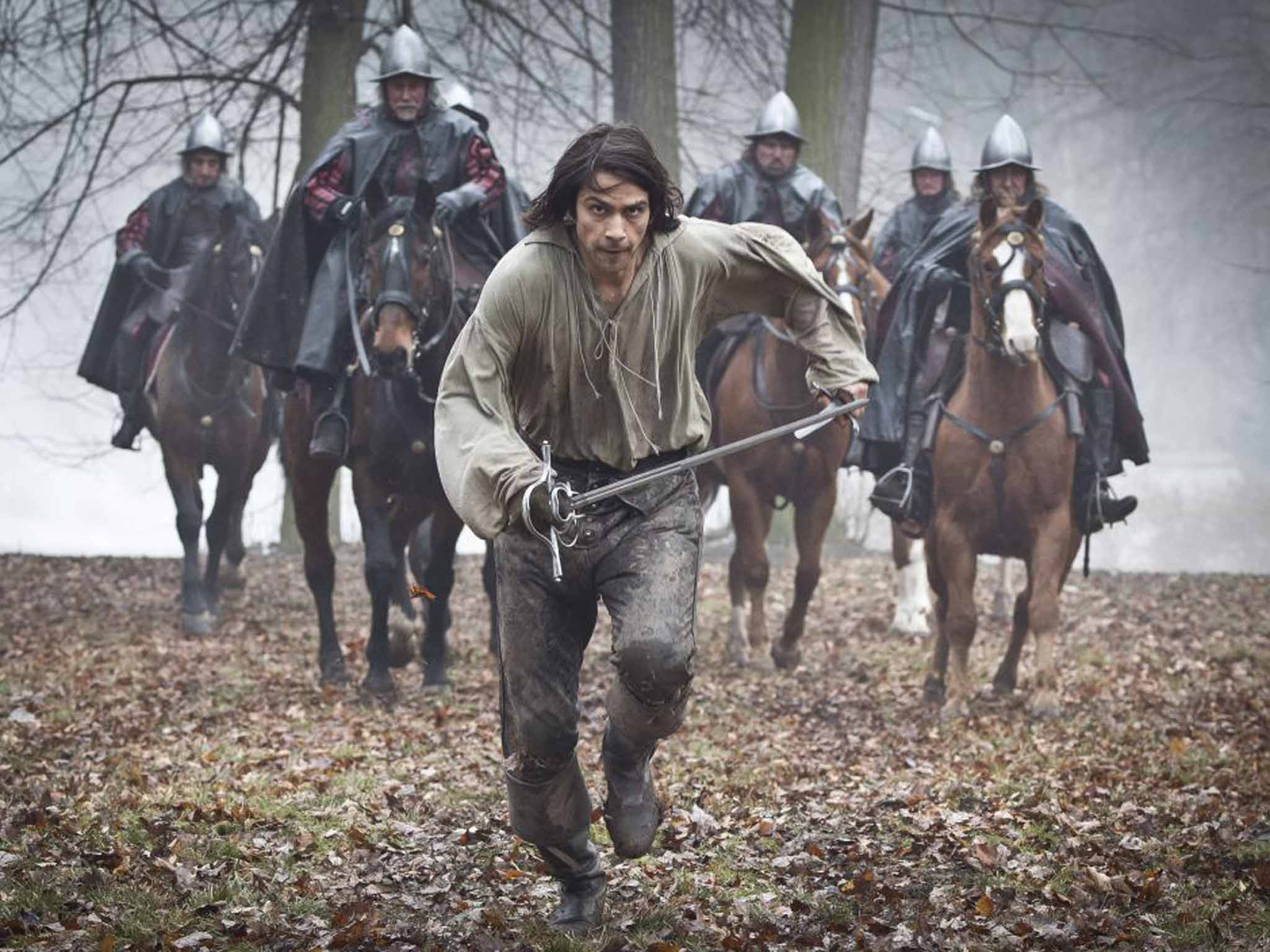 Swash, buckled: D'Artagnan (Luke Pasqualino) in BBC1's The Musketeers