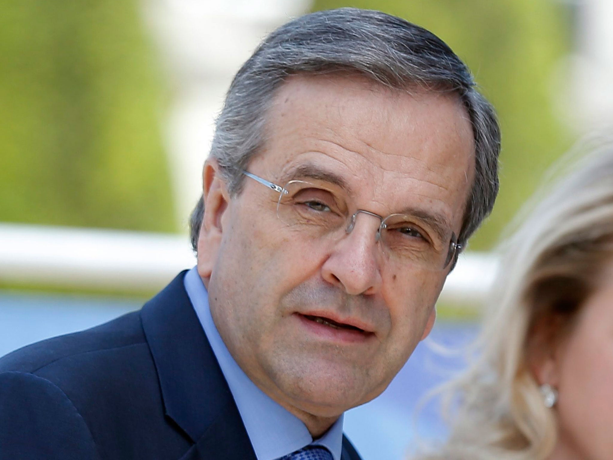 Antonis Samaras headed Greece’s last austerity government before losing the vote in January 2015