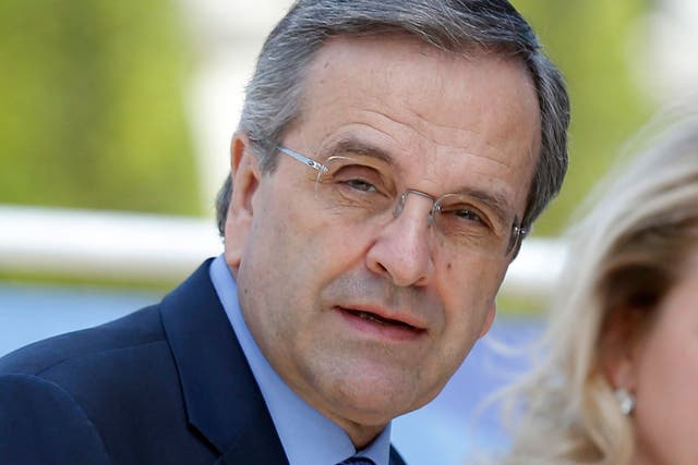 Antonis Samaras headed Greece’s last austerity government before losing the vote in January 2015