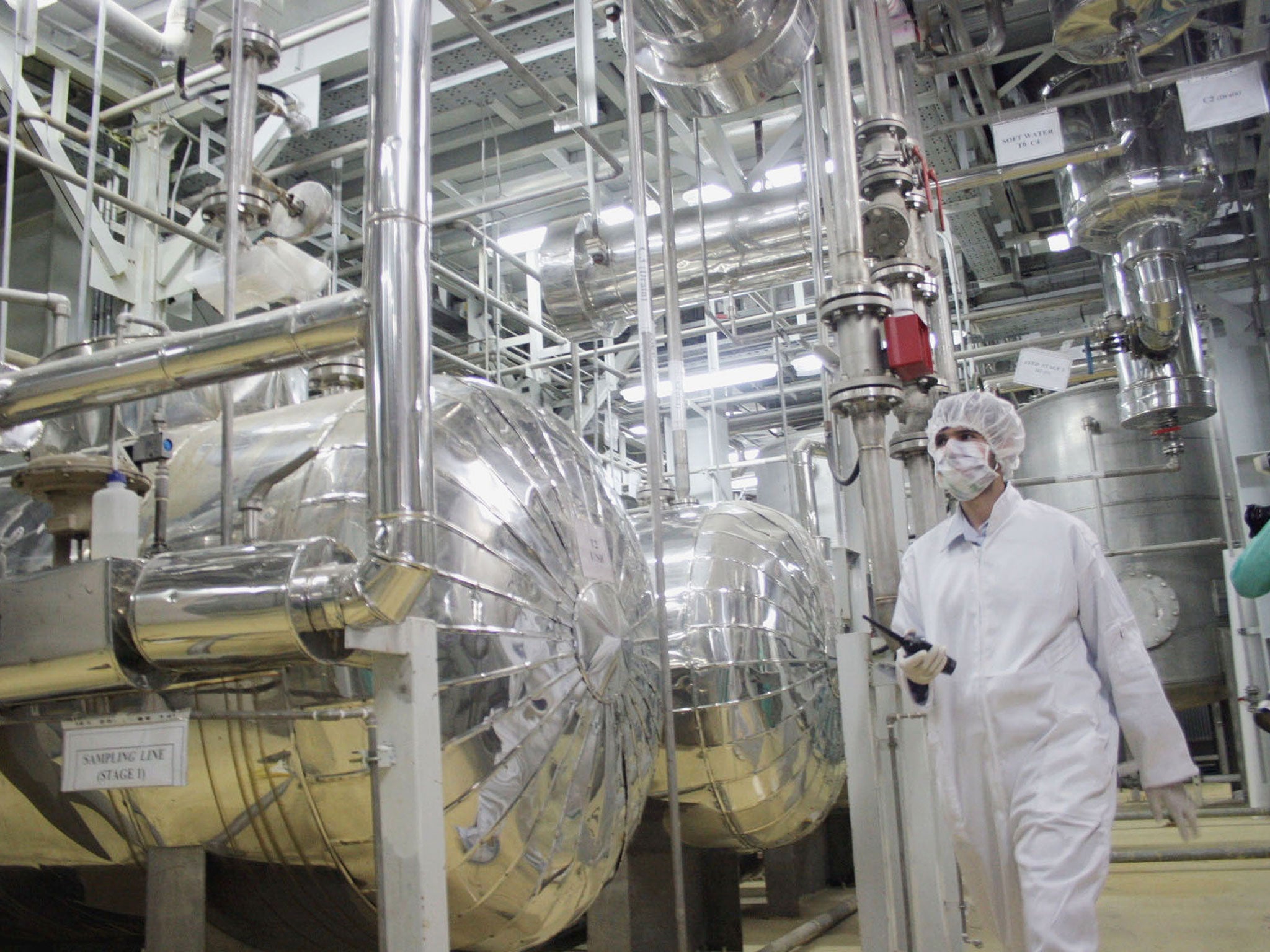A uranium conversion facility outside the city of Isfahan, south of Tehran.