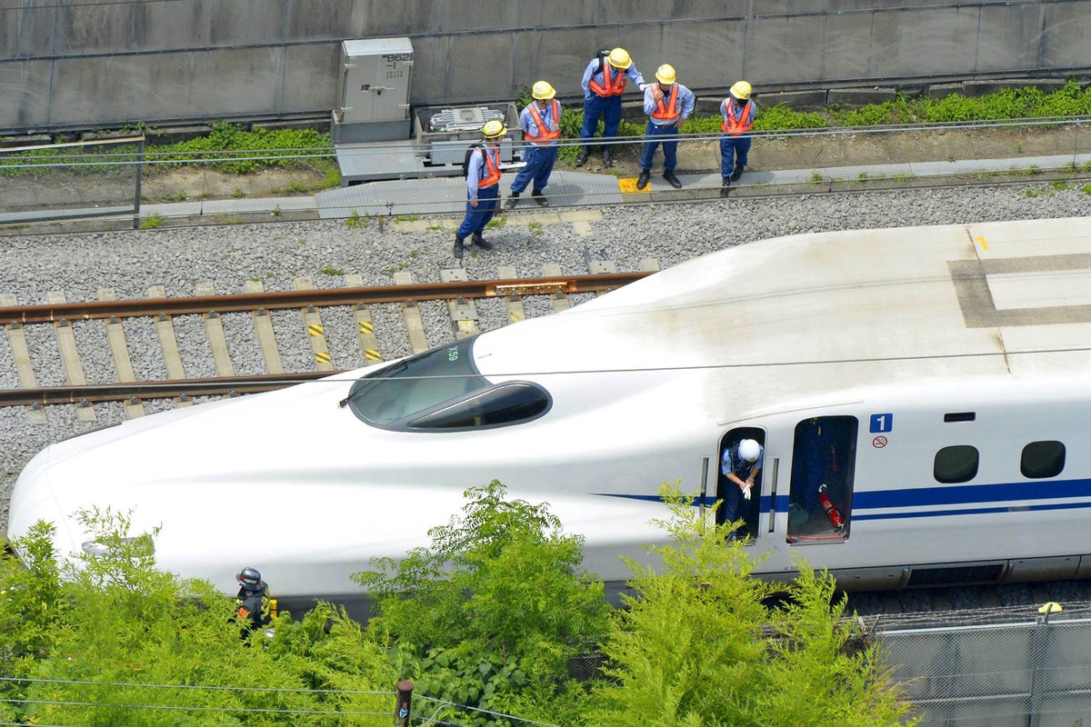 Japan bullet train fire: Two dead and several injured after man sets ...