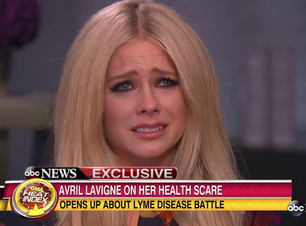 Avril Lavigne describes her battle with Lyme Disease
