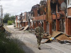 Massive blaze ratchets up the conflict in Ukraine