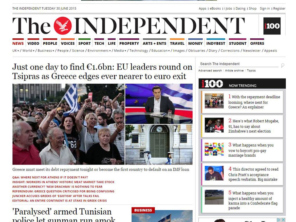 The Independent publishes its financial results | The Independent | The  Independent