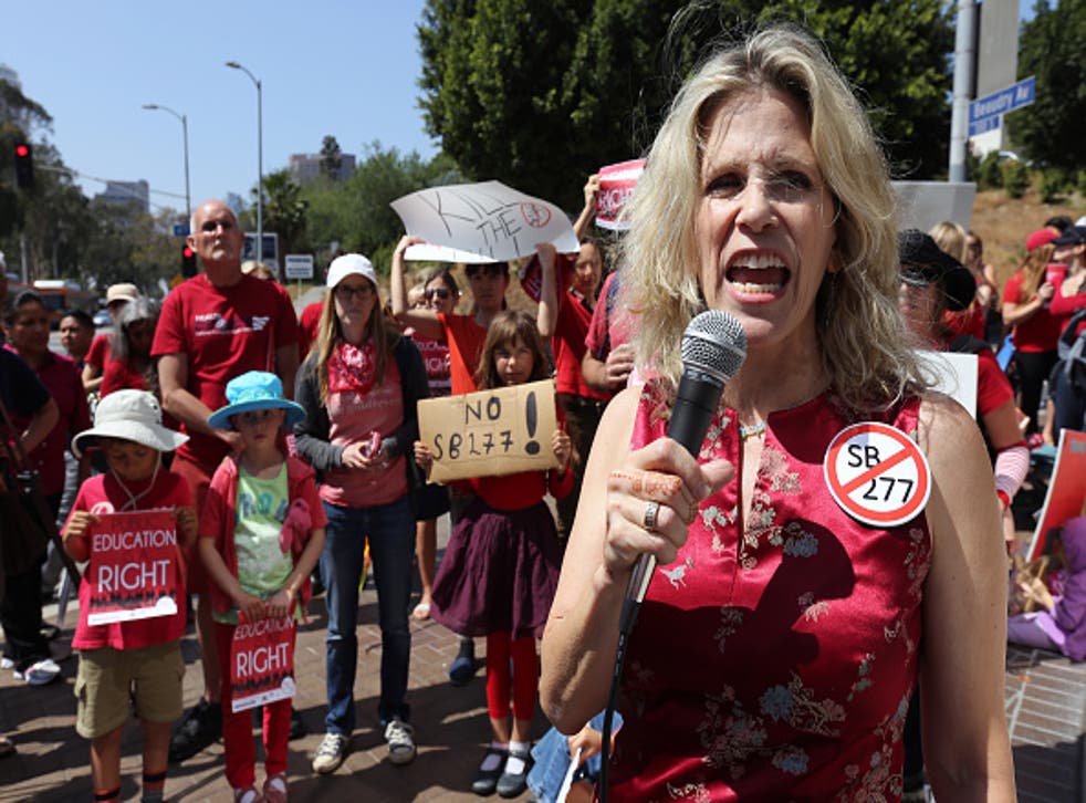 Parents and teachers have been protesting for weeks against ‘one of the strictest school vaccination laws in America’ from coming into force