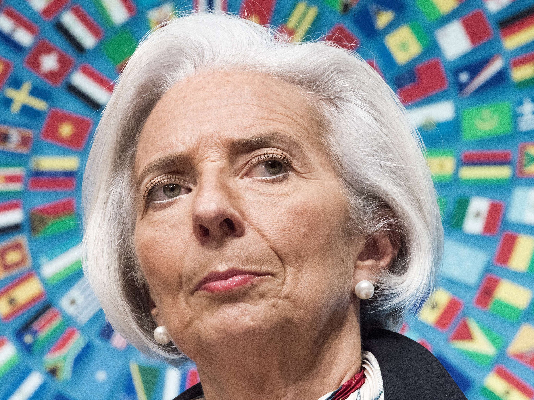 IMF chief Christine Lagarde is 'concerned about the state of affairs'