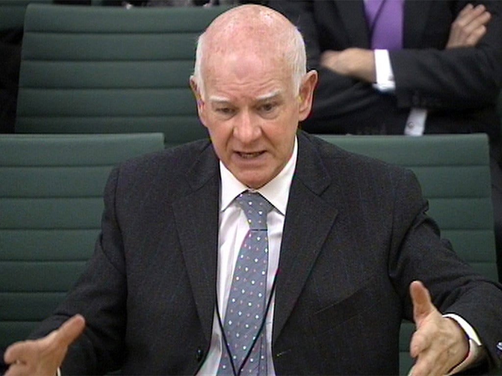 Airports Commission chairman Sir Howard Davies