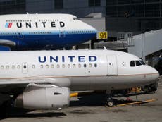 United Airlines flight aborted after pensioner refuses to stop doing yoga and threatens to kill everyone 