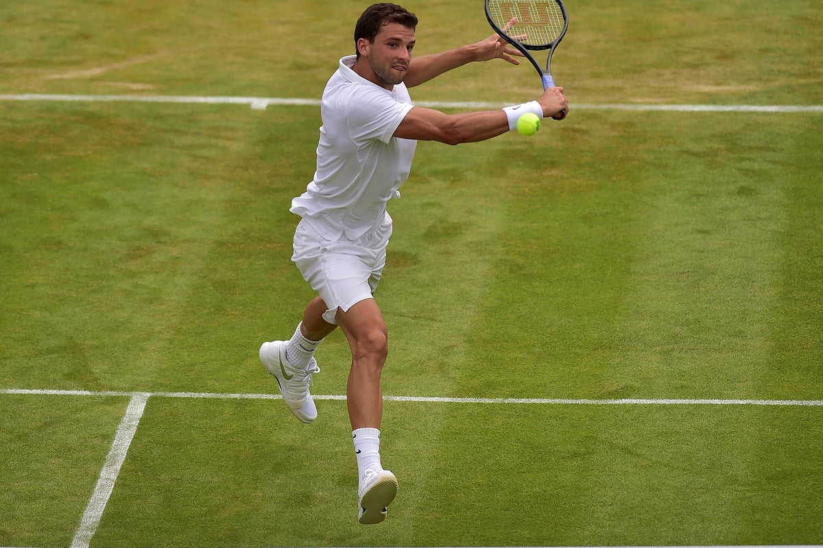 Wimbledon 2015: Grigor Dimitrov Dimitrov on target with his rockets to ...