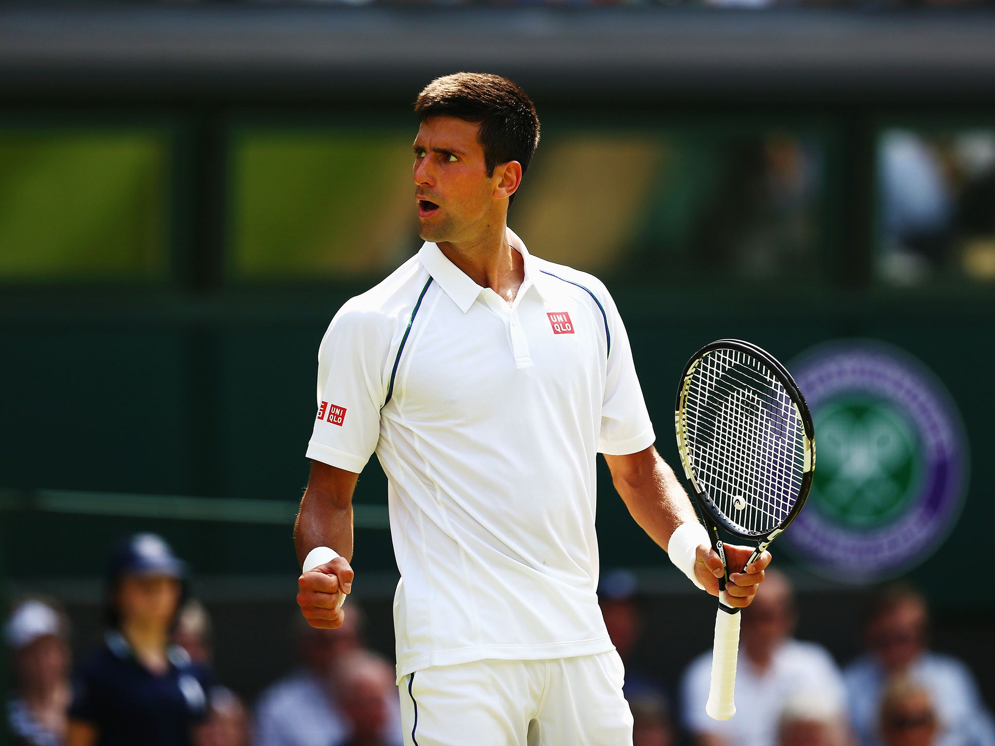Wimbledon 2015 Novak Djokovic ends Wimbledon career of Jarkko Nieminen