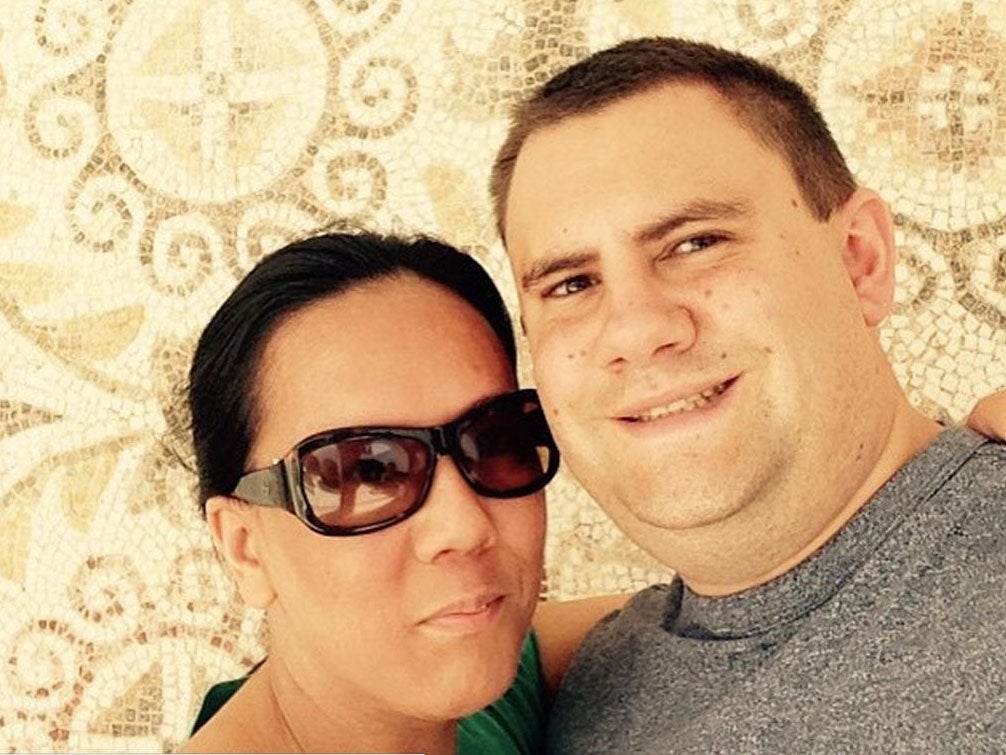 Gina Van Dort and her husband Chris Dyer were shot while running from the gunman
