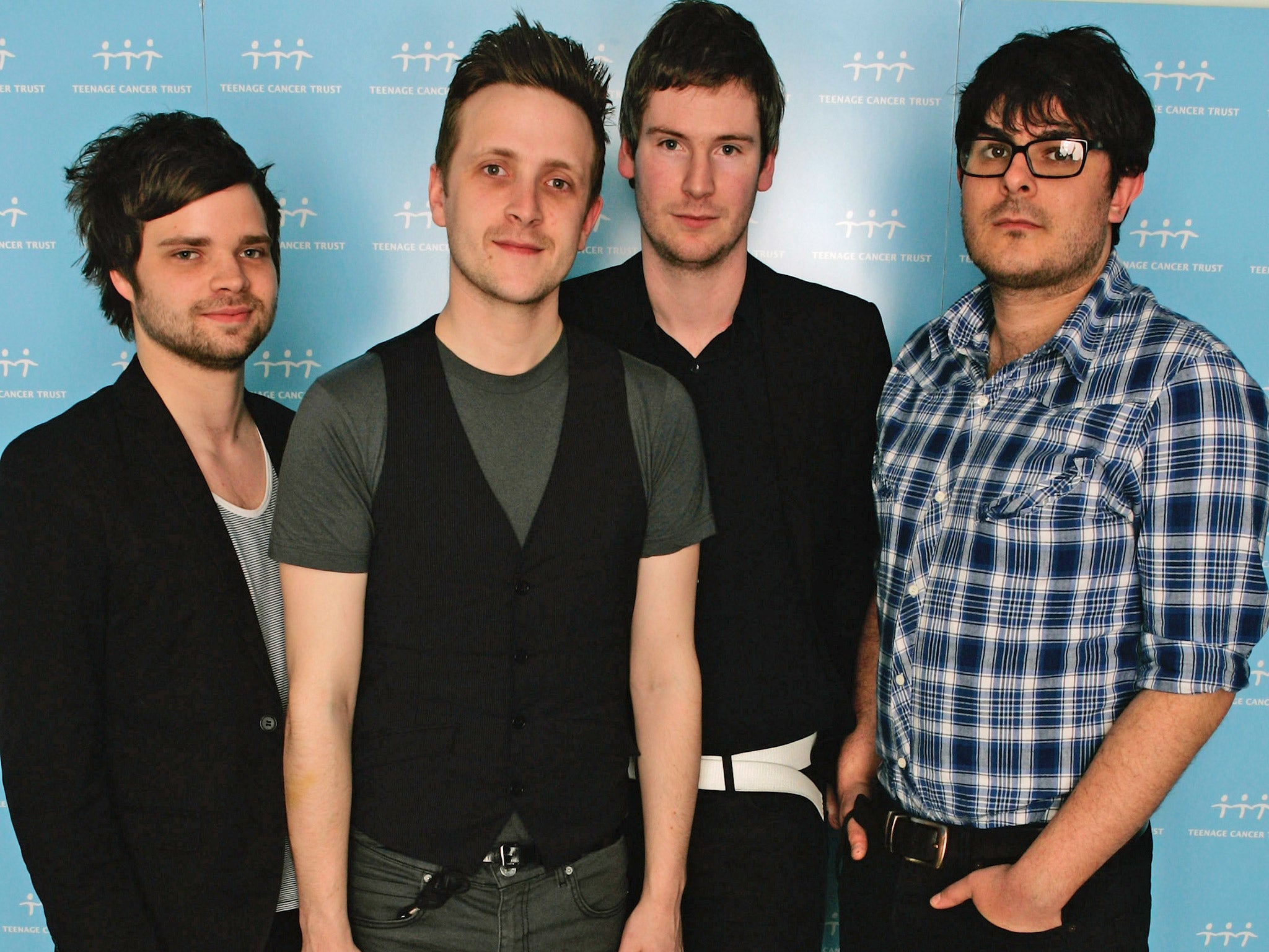 Futureheads frontman Barry Hyde, second left, pictured with his band mates