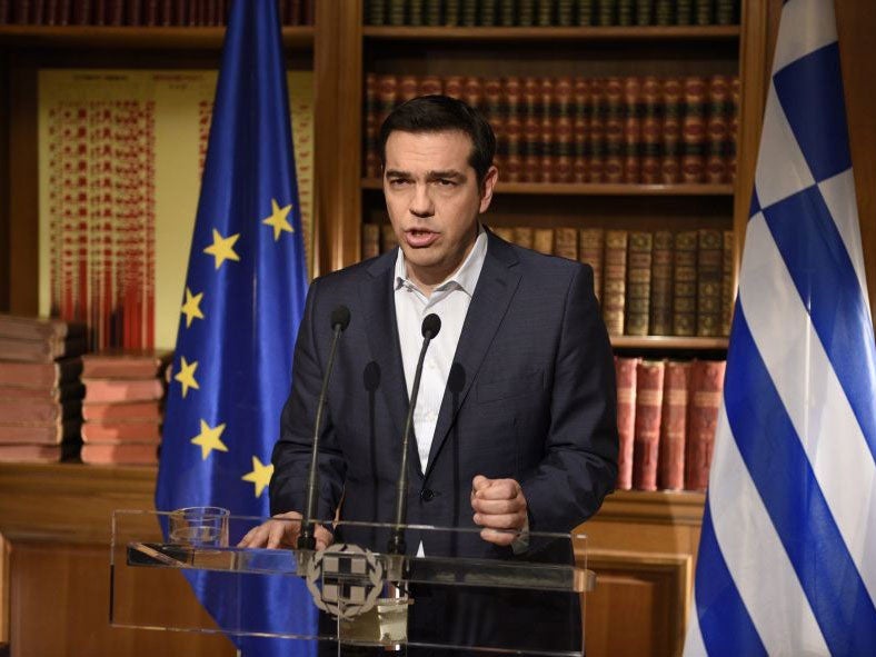 Speaking to the nation in a televised address, Greek Prime Minister Alexis Tsipras urged Greeks to vote 'No' in the referendum, saying Greece was being 'blackmailed' by its creditors