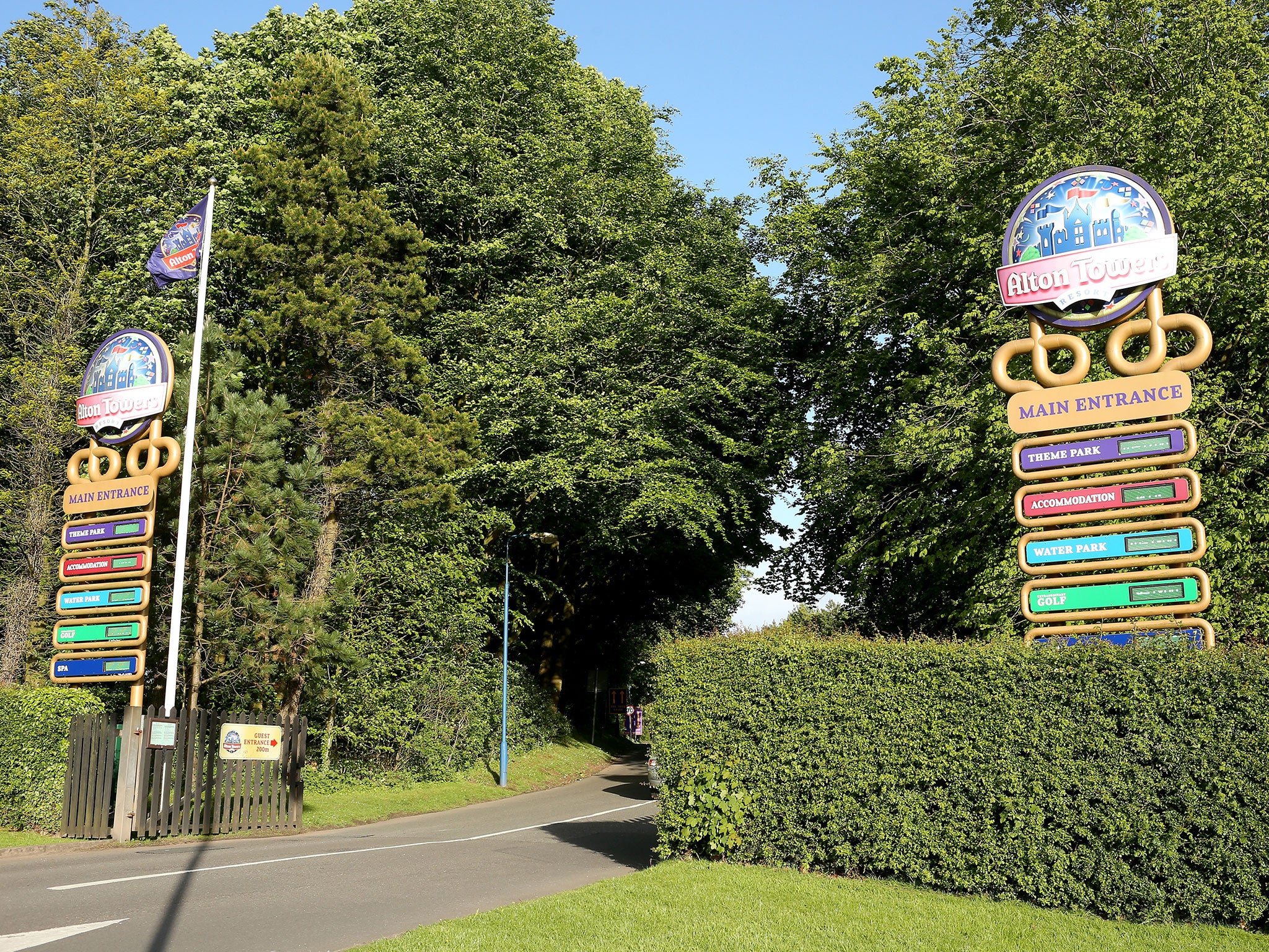Alton Towers as denied claims that the Sonic Spinball crashed on Tuesday