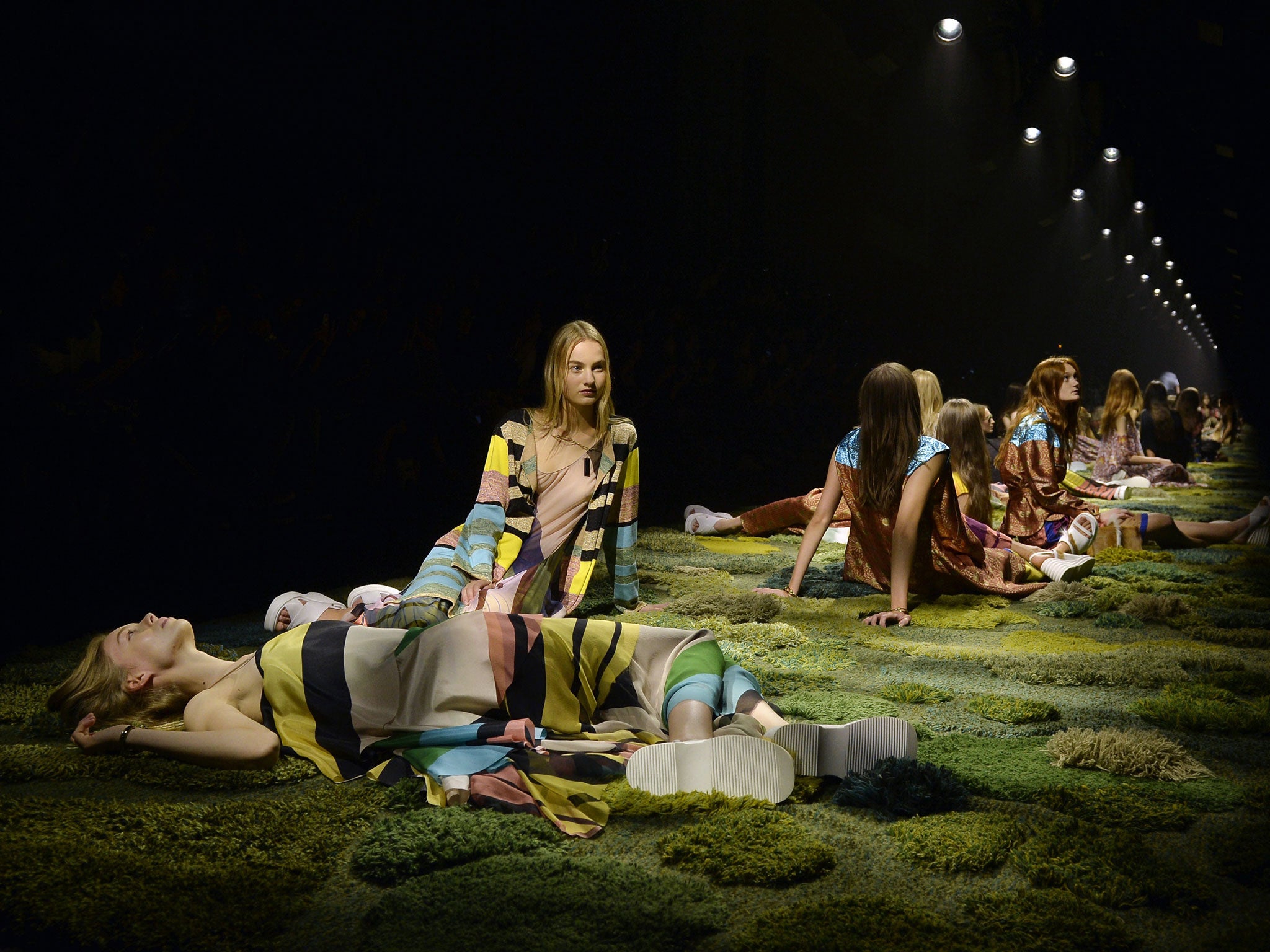 Ophelia the eco-warrior: the finale of Dries Van Noten's 2015 spring/summer show at last September's Paris Fashion Week