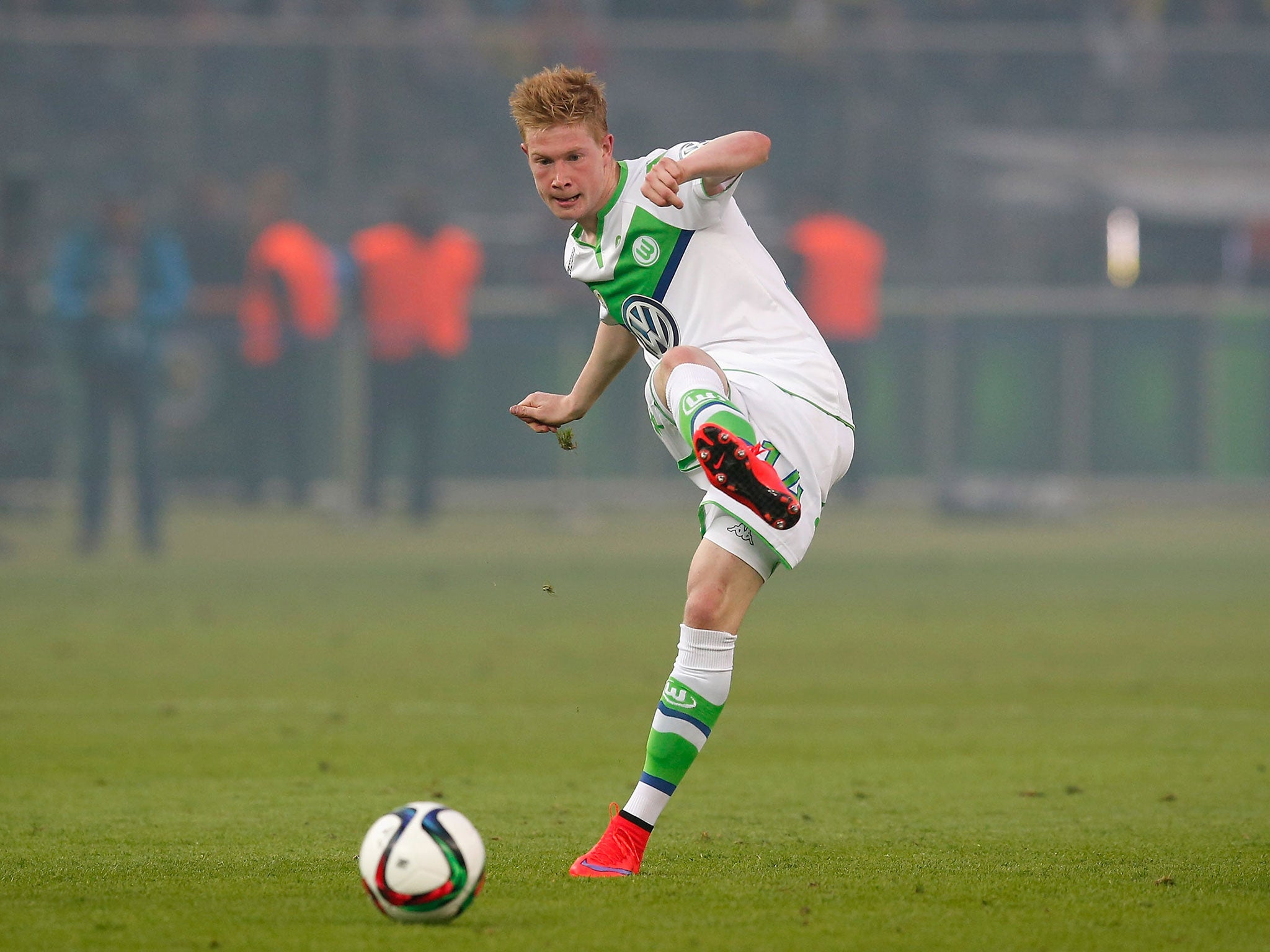 Wolfsburg midfielder Kevin De Bruyne is a transfer target for Manchester City