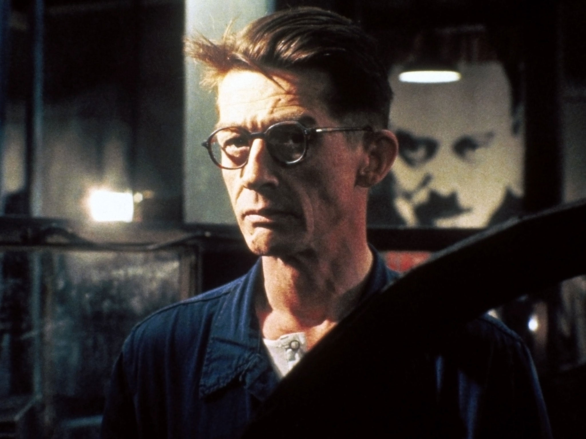 John Hurt as Winston Smith in the film version of 1984