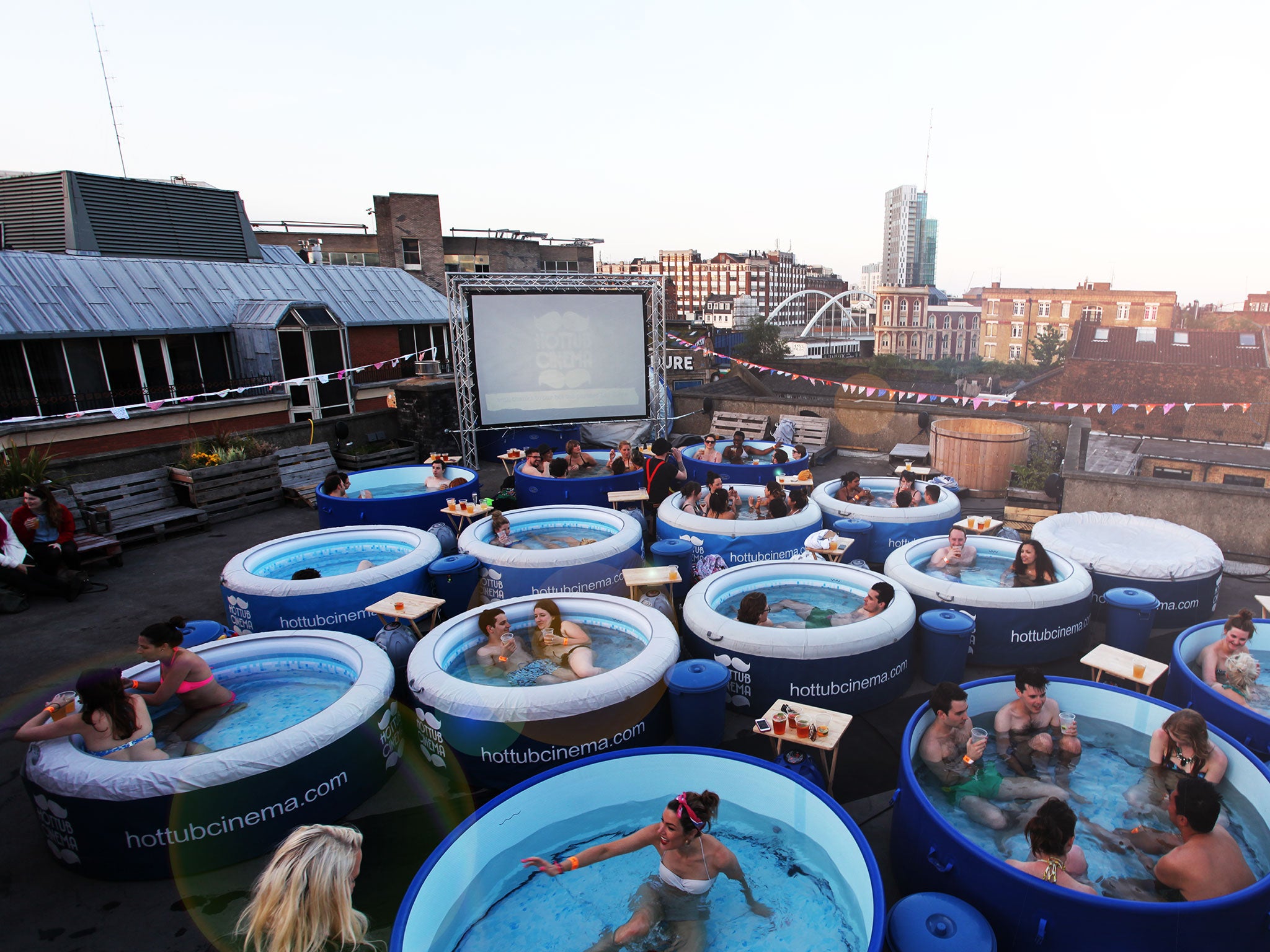 The Hot Tub Cinema is an open-air cinema with a twist and one of the best options for a hot summer's evening