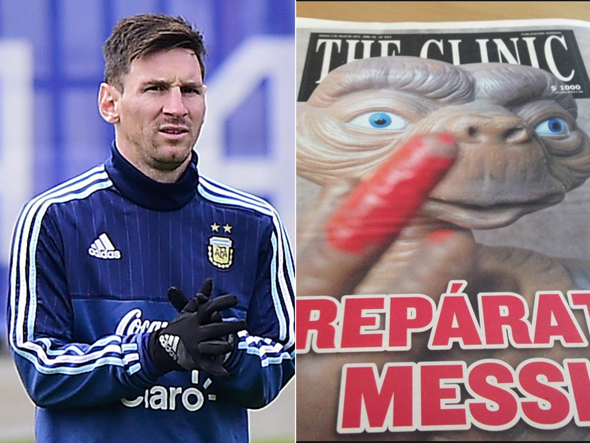 Lionel Messi and the front page