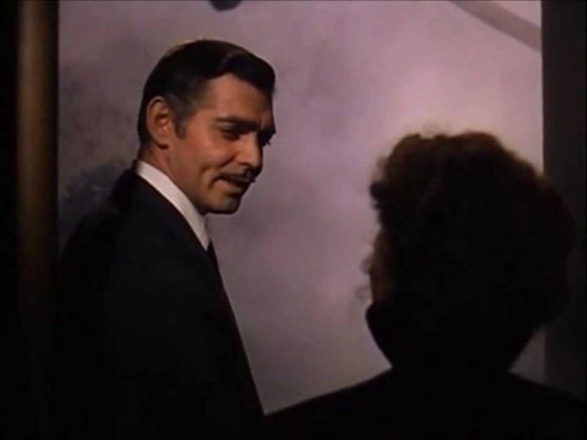 Clark Gable, as Rhett Butler, famously spoke the line: "Frankly, my dear, I don’t give a damn". At that time, the word was still censored as profane by Hollywood