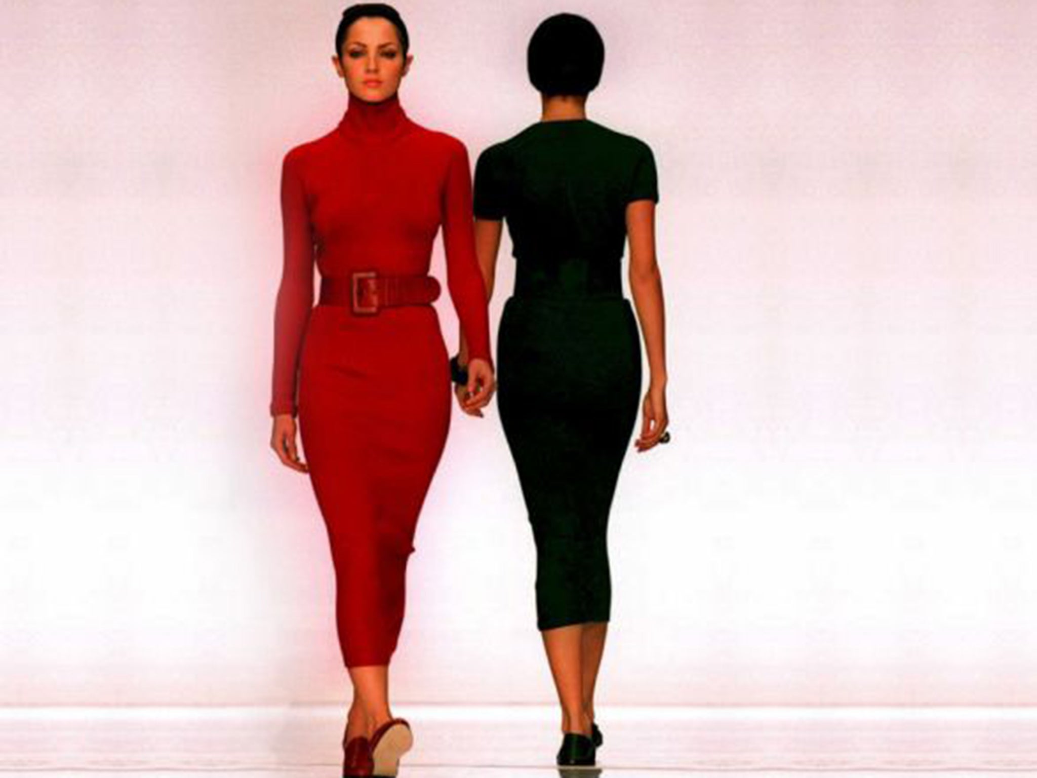 Clothes for ambitious women: Donna Karan's 1995 Fall show