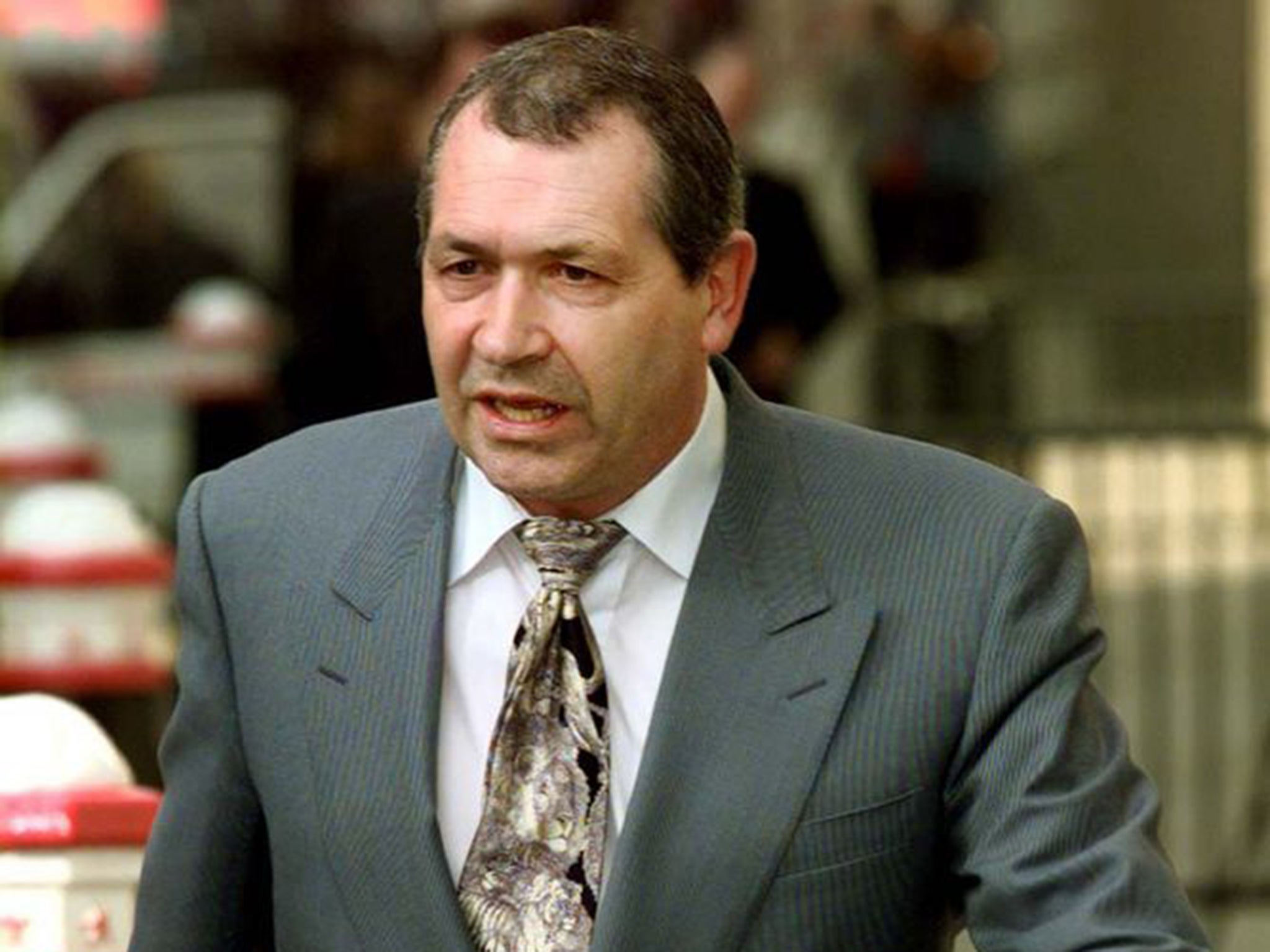 John ‘Goldfinger’ Palmer (pictured in 2001) was shot dead at his secluded home in Brentwood, Essex