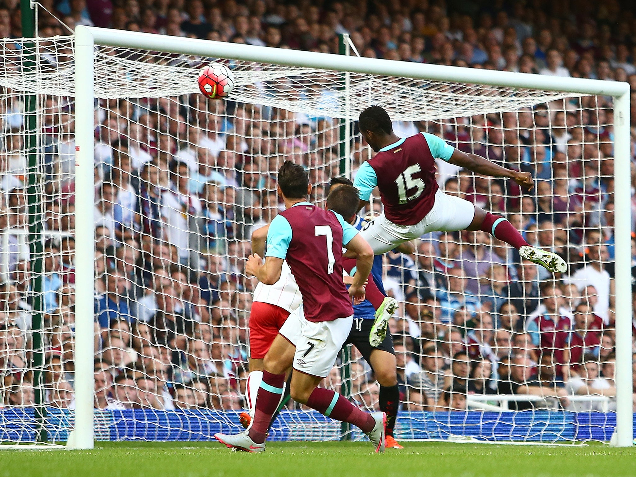 West Ham's Sengalese international Diafra Sakho scored twice for shortly before the interval