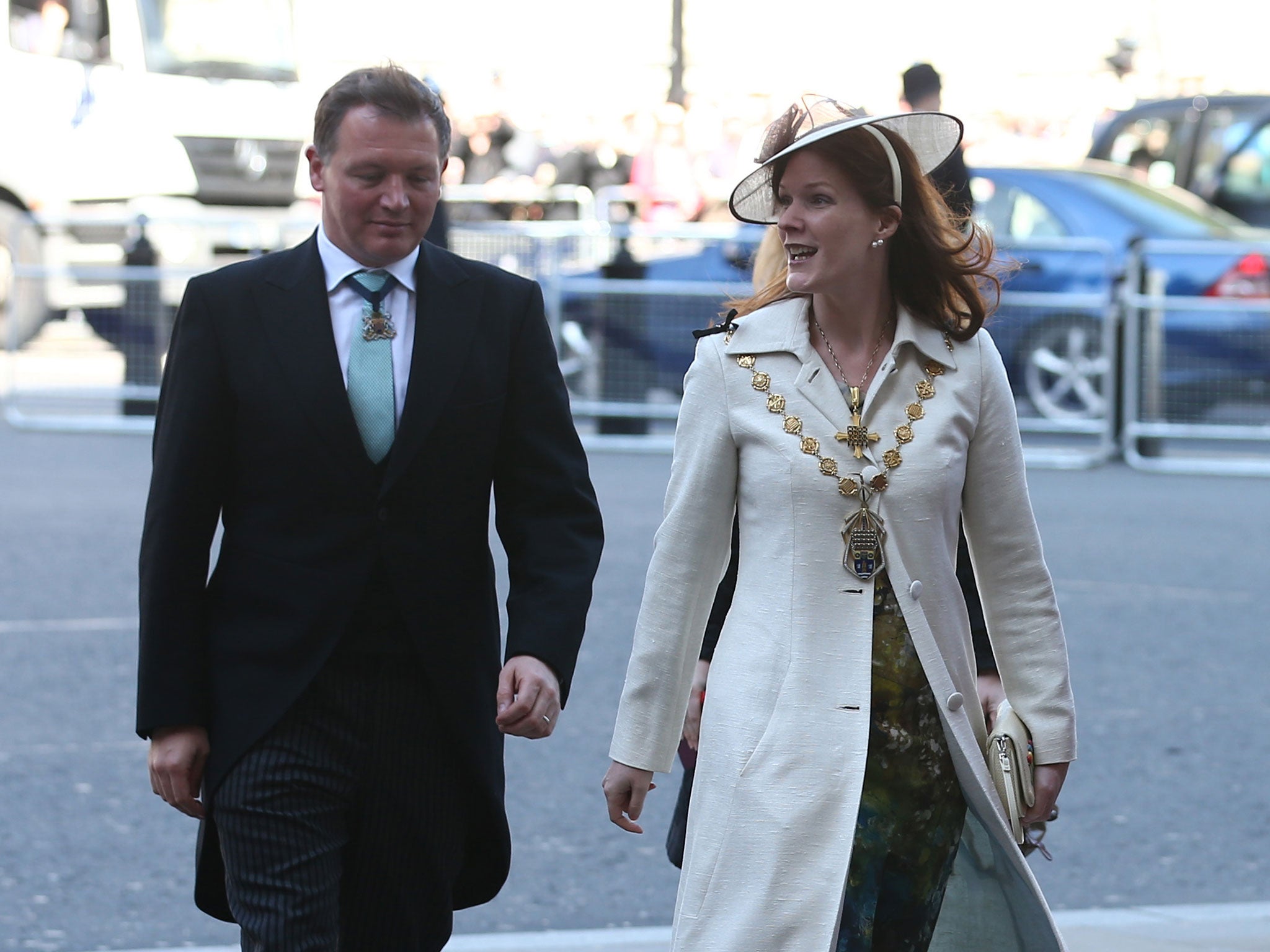 Conservative MP Damian Collins, pictured alongside his wife Lord Mayor of Westminster Sarah Richardson, will be a member of the committee. (Photo: Getty Images)