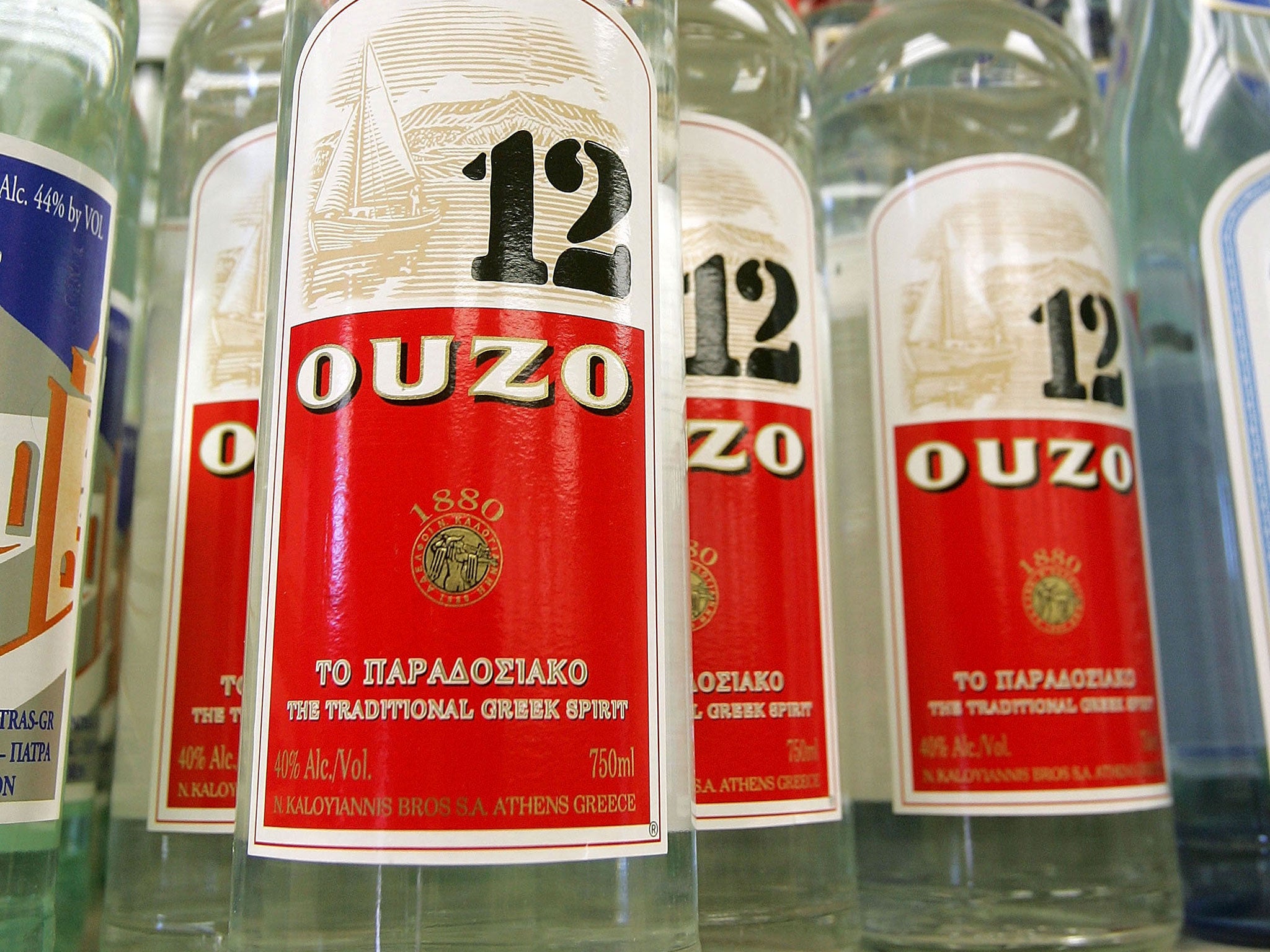 Ouzo dramatically loses appeal in northern climes