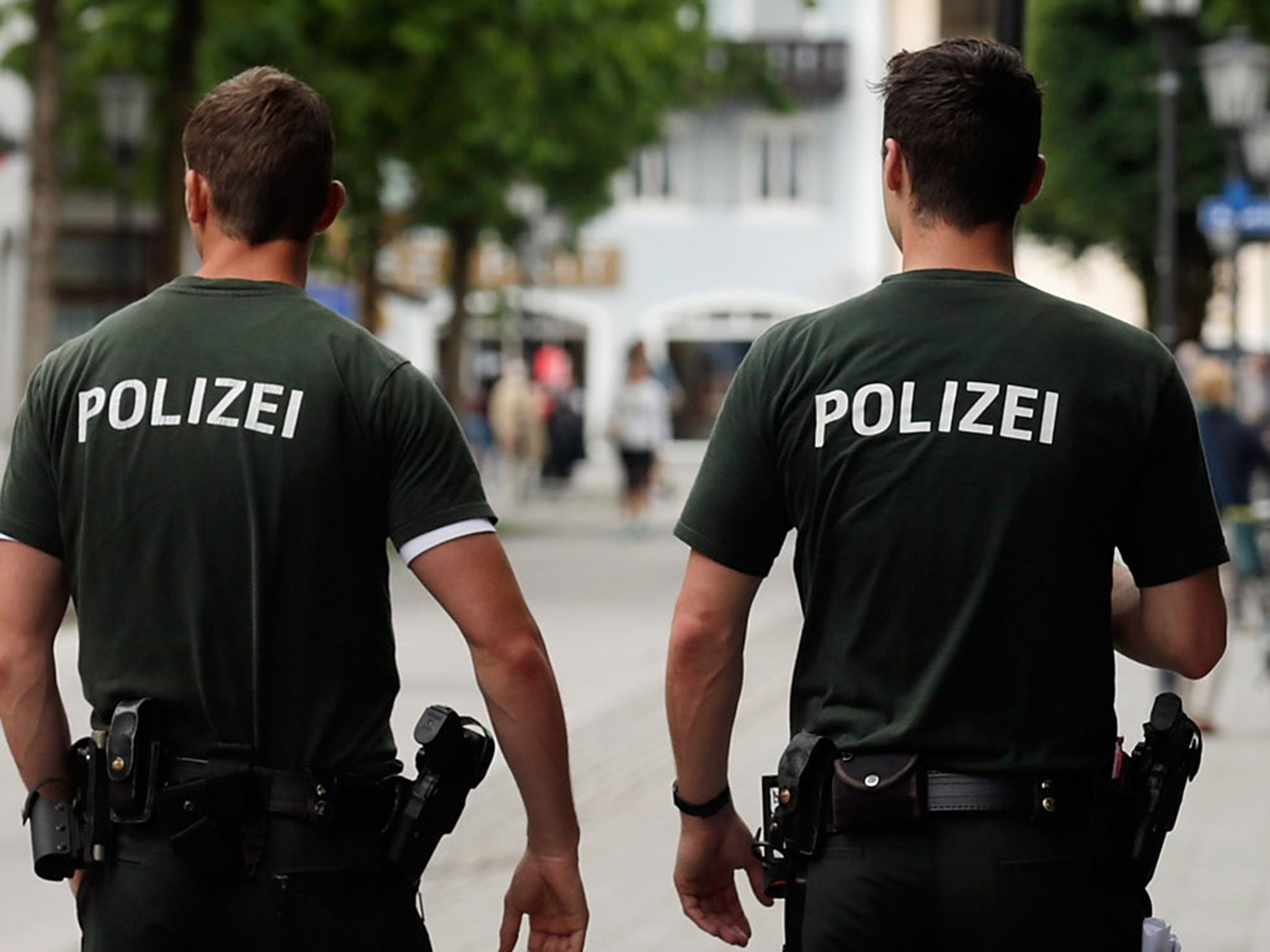 Police shut the Bavarian bus stop for nearly three hours after a little girl was run over