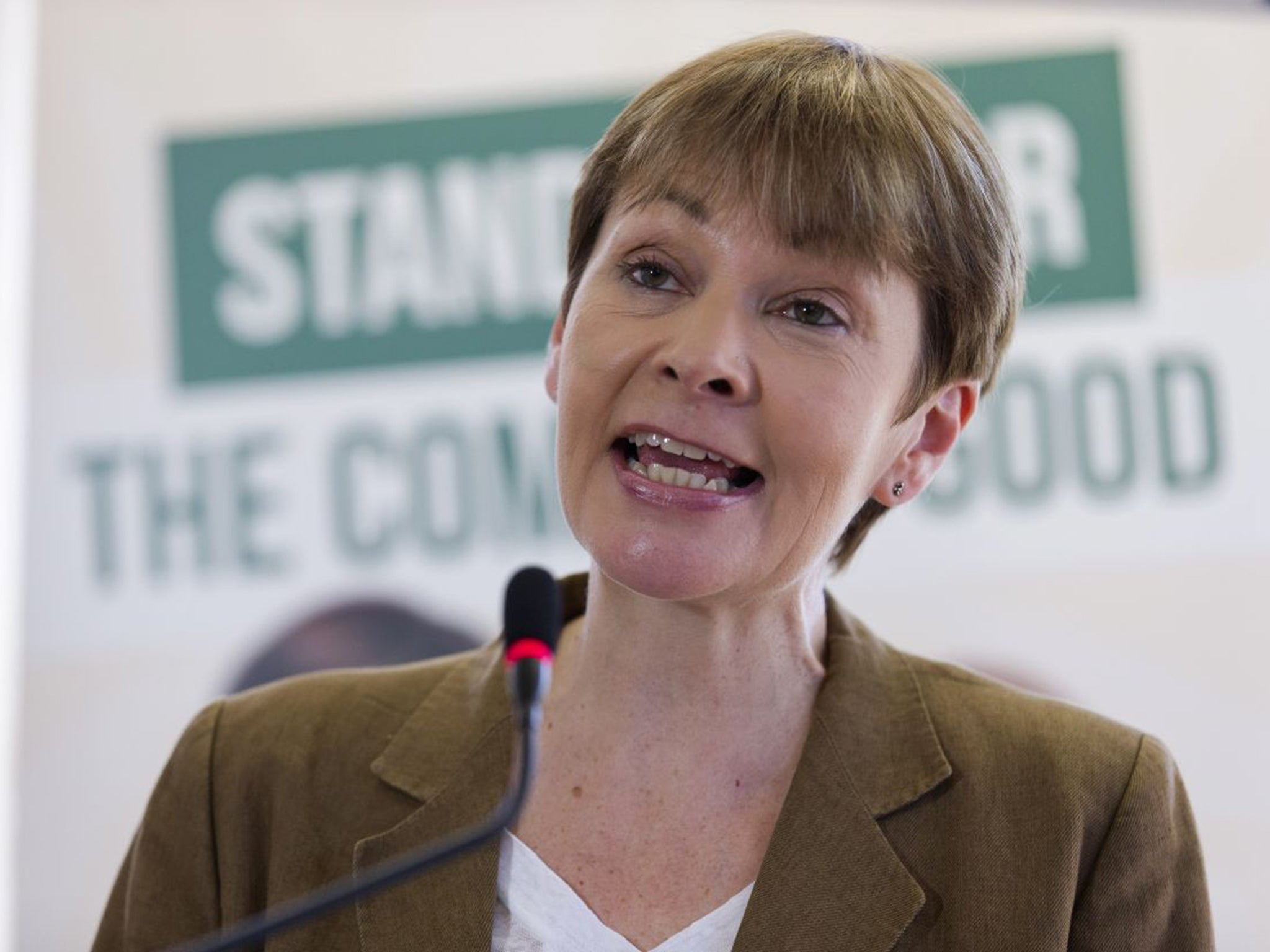 Green MP Caroline Lucas condemned the terms of the bailout