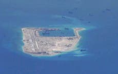 China has nearly completed the artificial island it is building